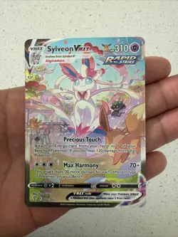 Pokemon TCG Sylveon VMAX 212/203 Alternate Art Secret Rare Evolving Skies NM - Image 1