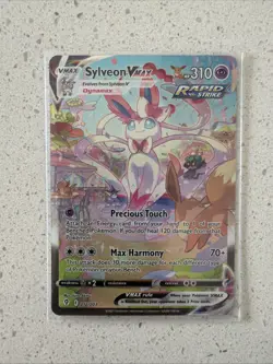 Pokemon TCG Sylveon VMAX 212/203 Alternate Art Secret Rare Evolving Skies NM - Image 4