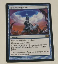 Magic the Gathering MTG Pact of Negation Time Spiral LP - Image 1