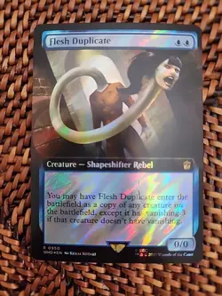 Flesh Duplicate (Extended Art) (Surge Foil) Universes Beyond: Doctor Who Foil - Image 1