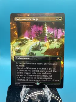 Hollowmurk Siege (Borderless) Tarkir: Dragonstorm Regular - Image 1