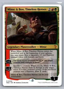 Mystery Booster 2 #88 Minsc & Boo, Timeless Heroes (White Border) - Image 1