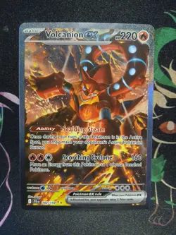 Pokemon TCG Volcanion EX Special Illustration Rare Card 182/159 Journey Together - Image 1