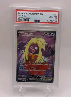 2023 POKEMON MEW EN-151 ULTRA RARE #191 JYNX EX BUNDle And Other - Image 1