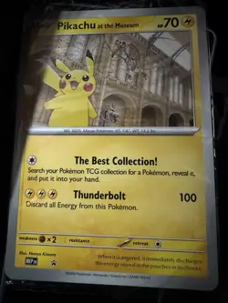 Pikachu At The Museum, Pokemon X Natural History Museum Jumbo Promo - SEALED - Image 1