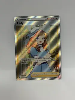 Pokemon TCG Lady Trainer 193/196 2022 Full Art Lost Origin Near Mint - Image 1