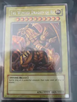 Yugioh! The Winged Dragon of Ra Secret Rare 2003 Yugioh GBI-003 SGC 9.5 - Image 2