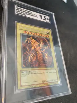 Yugioh! The Winged Dragon of Ra Secret Rare 2003 Yugioh GBI-003 SGC 9.5 - Image 4
