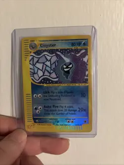 Pokemon TCG Cloyster Expedition Base Set Holo Rare Card 8/165 - Image 1