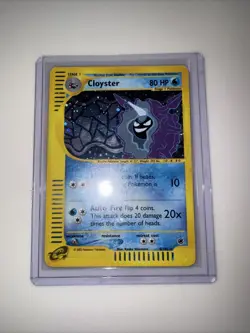 Pokemon TCG Cloyster Expedition Base Set Holo Rare Card 8/165 - Image 1