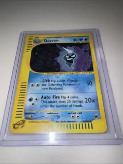 Pokemon TCG Cloyster Expedition Base Set Holo Rare Card 8/165 - Image 2