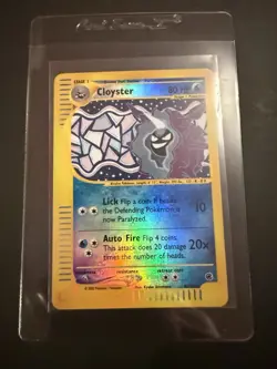 Cloyster 8/165 LP Reverse Holo Expedition Base Set Rare Pokemon TCG Card - Image 1