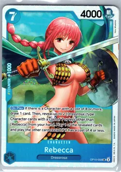 One Piece Rebecca OP10-058 SR Royal blood - Image 1
