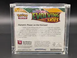 Pokemon TCG Sword & Shield Evolving Skies Booster Box w/Acrylic Case - Image 2