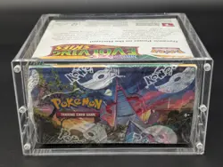 Pokemon TCG Sword & Shield Evolving Skies Booster Box w/Acrylic Case - Image 5