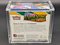 Pokemon TCG Sword & Shield Evolving Skies Booster Box w/Acrylic Case - Image 3