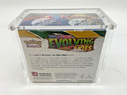 Pokemon TCG Sword & Shield Evolving Skies Booster Box w/Acrylic Case - Image 2