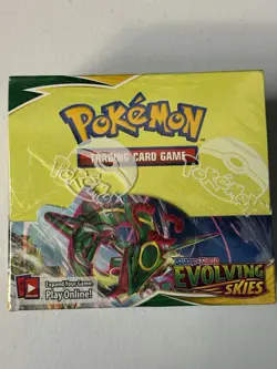 Pokemon TCG Sword & Shield Evolving Skies Booster Box w/Acrylic Case. See Pics - Image 2