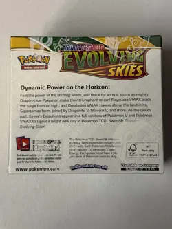 Pokemon TCG Sword & Shield Evolving Skies Booster Box w/Acrylic Case. See Pics - Image 3