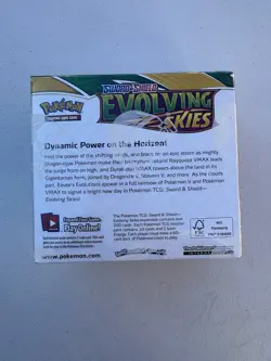 Pokemon TCG Sword & Shield Evolving Skies Booster Box w/Acrylic Case - Image 3