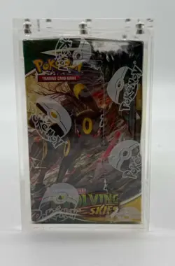 Pokemon TCG Sword and Shield Evolving Skies Booster Box Sealed w/ Acrylic Case - Image 5
