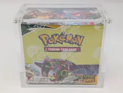 Pokemon TCG Sword & Shield Evolving Skies Booster Box w/Acrylic Case - Image 1