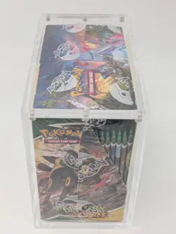 Pokemon TCG Sword & Shield Evolving Skies Booster Box w/Acrylic Case - Image 3