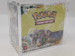 Pokemon TCG Sword & Shield Evolving Skies Booster Box w/Acrylic Case - Image 1