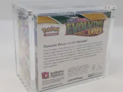Pokemon TCG Sword & Shield Evolving Skies Booster Box w/Acrylic Case - Image 2