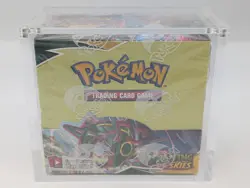 Pokemon TCG Sword & Shield Evolving Skies Booster Box w/Acrylic Case - Image 1