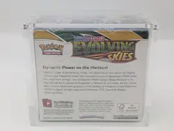 Pokemon TCG Sword & Shield Evolving Skies Booster Box w/Acrylic Case - Image 2