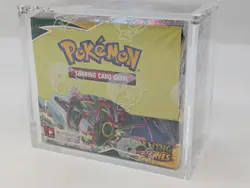 Pokemon TCG Sword & Shield Evolving Skies Booster Box w/Acrylic Case - Image 1