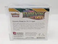Pokemon TCG Sword & Shield Evolving Skies Booster Box w/Acrylic Case - Image 2