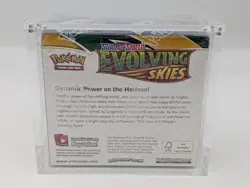 Pokemon TCG Sword & Shield Evolving Skies Booster Box w/Acrylic Case - Image 2