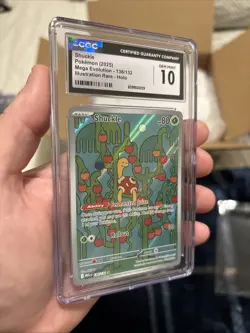 Pokemon Mega Evolution Shuckle Illustration Rare Holo 136/132 CGC GEM MINT 10 - Image 3