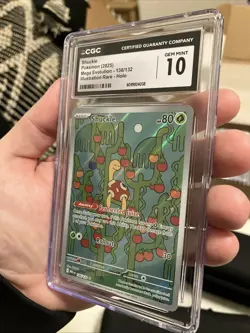 Pokemon Mega Evolution Shuckle Illustration Rare Holo 136/132 CGC GEM MINT 10 - Image 2