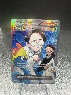 Pokemon TCG Fossil Researcher 110/111 XY Furious Fists Full Art Ultra Rare - Image 1