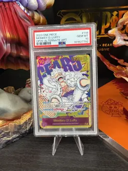 2023 ONE PIECE OP05 119 MONKEY D LUFFY GEAR 5 SEC ALT ART ENGLISH PSA 10 - Image 1