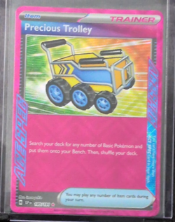 Precious Trolley ACE SPEC Rare SV08: Surging Sparks 185/191 NM Pokemon TCG - Image 1