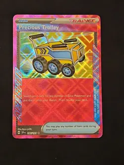 Pokemon TCG Precious Trolley Ace Spec Trainer SV08 Surging Sparks 185/191 - Image 1