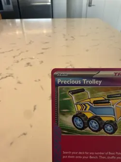 Precious Trolley 185/191 Sv08: Surging Sparks Holo Ace Spec Rare Pokemon TCG NM - Image 2