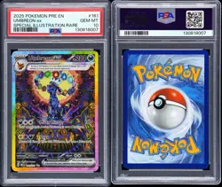 2025 POKEMON PRE EN-PRISMATIC EVOLUTIONS | SIR UMBREON EX #161 GEM MT PSA 10 - Image 1