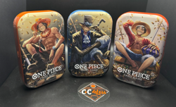 ONE PIECE CARD GAME - TIN PACK SET VOL. 2 (TS-02, OP13) x 3 IN HAND - FREE 📫 - Image 1