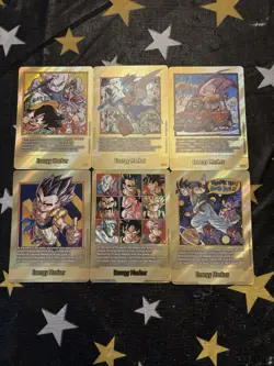 Dragon Ball Super Card Game Gold Alt Energy Markers E-85* To E-90* - Image 1