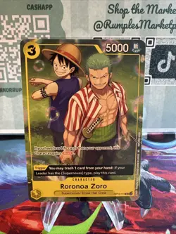 Roronoa Zoro (Set Sail Event) OP10-113 One Piece TCG Promo Card - Image 1