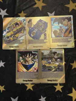 Dragon Ball Super Card Game Gold Alt Energy Markers E-75* To E-79* - Image 1