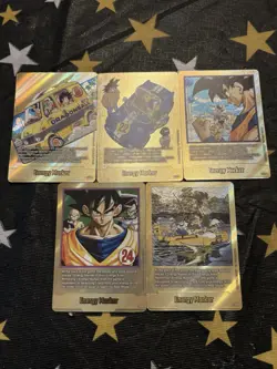 Dragon Ball Super Card Game Gold Alt Energy Markers E-75* To E-79* - Image 2