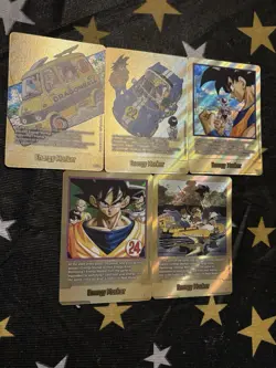Dragon Ball Super Card Game Gold Alt Energy Markers E-75* To E-79* - Image 5