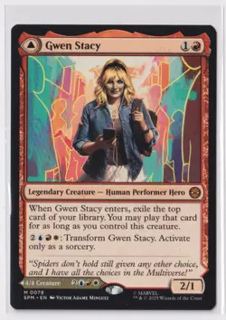 2025 Marvel's Spider-Man Magic The Gathering Gwen Stacy // Ghost-Spider 78 - Image 1