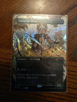 HALO FOIL - Llanowar Elves - MTG Encyclopedia Of Magic - Secret Lair - 0039 - Image 1